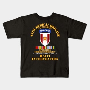 Uphold Demo - 44th Medical Bde w Svc Ribbons Kids T-Shirt